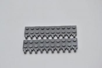 Preview: LEGO 20 x Schanier neues dunkelgrau Dark Bluish Gray Hinge Plate 1x2 44301b