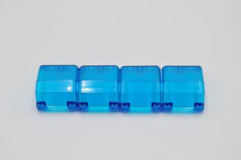 Preview: LEGO 4 x Cockpit transparent dunkelblau Trans-Dark Blue 4x4x4 1/3 2483