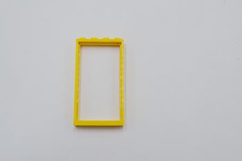 Mobile Preview: LEGO TÃ¼rrahmen gelb Yellow Door Frame 1x4x6 with Four Holes Top Bottom 30179