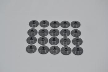 Preview: LEGO 20 x SchÃ¼ssel Radar neues dunkelgrau Dark Bluish Gray Dish 2x2 Invert. 4740