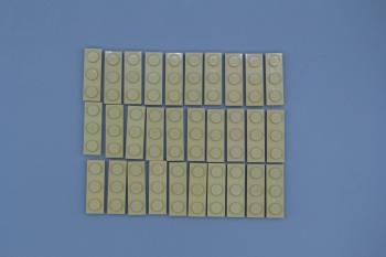 Mobile Preview: LEGO 30 x Basisplatte Bauplatte Grundplatte beige Tan Basic Plate 3623