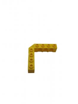 Preview: LEGO Winkel gelb Yellow Technic Brick 5x5 Right Angle 1x4-1x4 32555 