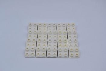 Preview: LEGO 20 x Winkel 90° 1x2 Winkelplatte weiß white angle plate 44728 4203147