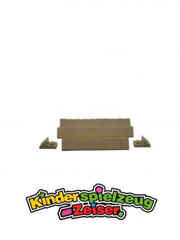 Preview: LEGO 30 x Dachstein Ausschnitt beige Tan Slope 45 2x1 with 23 Cutout 92946