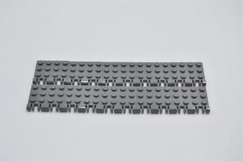 Preview: LEGO 10 x Scharnierplatte neues dunkelgrau Dark Bluish Gray Plate 3x4 44570