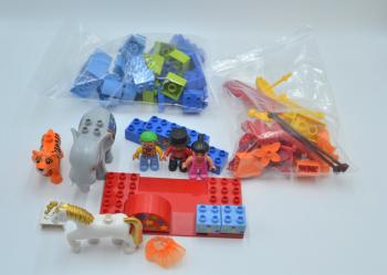 Preview: LEGO Duplo Set 10504 Mein erster Zirkus My First Circus & Box
