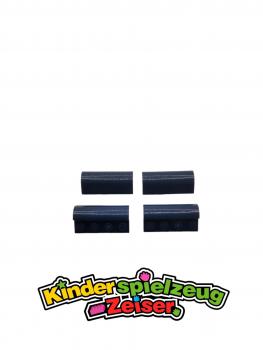 Preview: LEGO 4 x Bogensteine geneigt dunkelblau Dark Blue Brick 2x4x1 Curved 6081