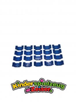 Preview: LEGO 20 x SchrÃ¤gstein Wanne blau Blue Slope Inverted 45 4x2 Double 4871