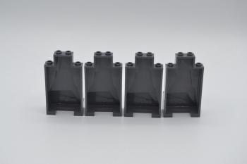 Preview: LEGO 4 x Fels Stein neues dunkelgrau Dark Bluish Gray Rock Panel 2x4x6 47847