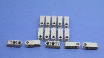 Preview: LEGO 15 x Verbinder neuhell grau Light Bluish Gray Technic Pin Connector 42003