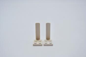 Preview: LEGO 2 x StÃ¼tze Winkelplatte weiÃŸ White Bracket 2x2-1x4 2422