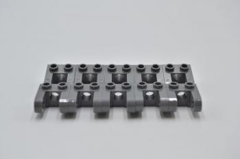 Preview: LEGO 10 x Dualliftarm neues dunkelgrau Dark Bluish Gray Technic Brick 1x2 85943