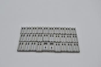 Preview: LEGO 30 x Gitterfliese althell grau Light Gray Tile 1x2 with Bottom Groove 2412b