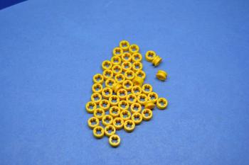 Preview: LEGO 50 x Technik Technic Stopper Distanzring gelb yellow spacer ring 4265c