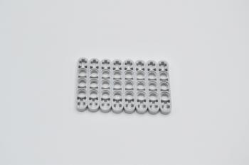 Preview: LEGO 8 x Liftarm flach neuhell grau Light Bluish Gray Technic 1x5 Thin 11478