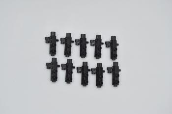 Preview: LEGO 10 x Kamera schwarz Black Utensil Camera Side Sight Space Gun 4360