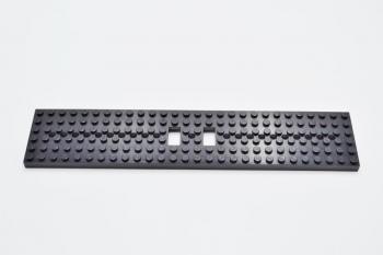 Preview: LEGO Eisenbahn Platte schwarz Black Train Base 6x28 10 Round Holes Each 4093b