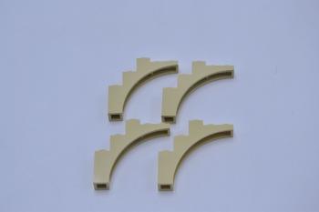 Preview: LEGO 4 x Bogenstein BrÃ¼cke beige Tan Arch 1x5x4 Continuous Bow 2339