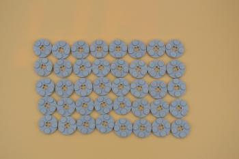 Preview: LEGO 40 x Platte 2x2 rund neuhell grau light bluish gray circle plate 4032 