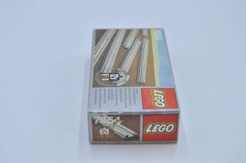 Preview: LEGO Set 7854 8 StÃ¼ck Gerade Schiene grau 8 Straight Electric Rails Gray 12v 