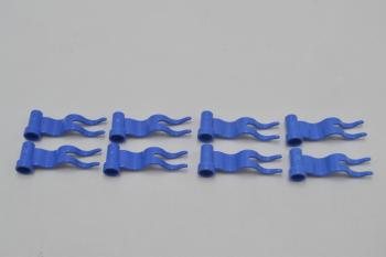 Preview: LEGO 8 x Flagge Fahne Welle links blau Blue Flag 4x1 Wave Left 4495a