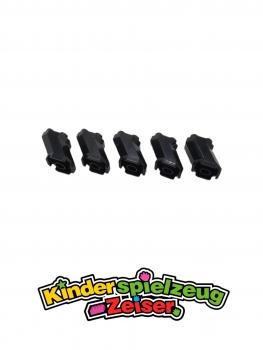 Preview: LEGO 5 x SÃ¤ule achteckig schwarz Black Brick Octagon 2x3x1 2/3 Sloped 6032