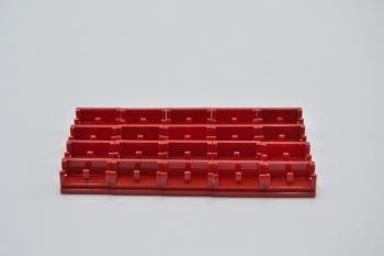 Preview: LEGO 20 x Kippscharnier Basis rot Red Hinge Brick 1x2 Base 3937