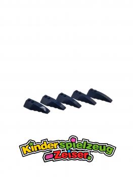 Preview: LEGO 5 x Keilstein schrÃ¤g rechts dunkelblau Dark Blue Wedge 6x2 Right 41747