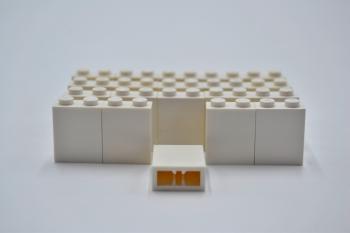 Mobile Preview: LEGO 20 x Wand StÃ¼tze weiÃŸ White Brick 1x2x2 with Inside Axle Holder 3245b