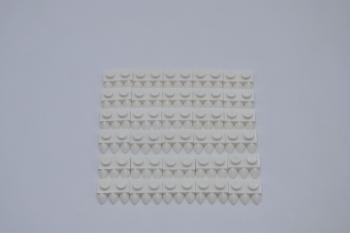 Preview: LEGO 30 x Platte Kralle ZÃ¤hne weiÃŸ White Plate 1x2 with 3 Teeth Claws 15208