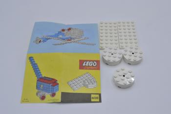 Preview: LEGO Set 402 Plattenspieler weiÃŸ mit BA White Turntables with instruction