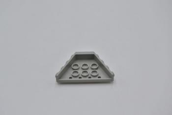 Preview: LEGO EndstÃ¼ck Mulde althell grau Light Gray Tipper End Flat without Pins 30022