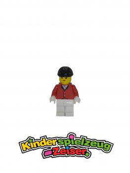 Preview: LEGO Figur Minifigur Minifigures Town Paradisa rot Jacke Reiterin par012 