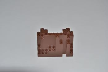 Preview: LEGO 1 x Fels Mauer rotbraun Reddish Brown Rock Panel 4x10x6 Rectangular 6082