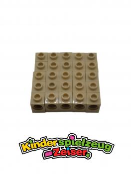 Preview: LEGO 25 x Technik Lochstein beige Tan Technic Brick 1x1 with Hole 6541