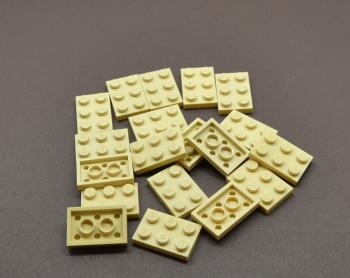 Preview: LEGO 20 x Basisplatte 2x3 beige tan basic plate 3021 30215 4118790