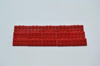 Preview: LEGO 15 x Winkelplatte Systemstein rot Red Bracket 1x2-2x4 93274