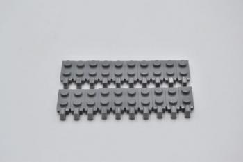 Preview: LEGO 20 x Schanier neues dunkelgrau Dark Bluish Gray Hinge Plate 1x2 44301b