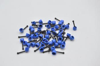 Preview: LEGO 50 x Steuerhebel Antenne blau Blue Lever Small Base with Lever 4592c02