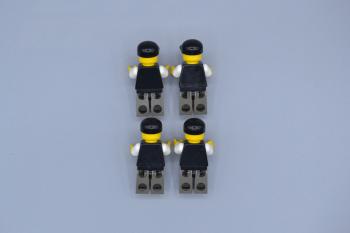 Mobile Preview: LEGO 4 x Figur Stadt City Town twn004 Town Vest Formal Race Official 6713 6617