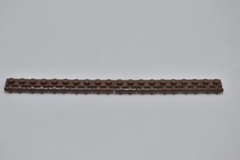 Preview: LEGO 10 x Platte mit Griff alt braun Brown Plate Modified 1x2 Bar Handle 2540