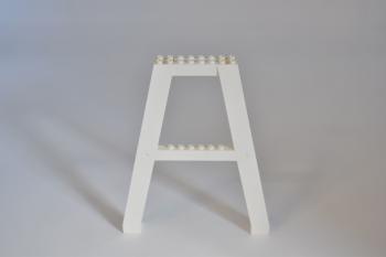Preview: LEGO 1 x Kran Standfuss weiÃŸ White Support Crane Stand Double 2635 4225476