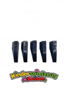 Preview: LEGO 5 x Keilstein schrÃ¤g rechts dunkelblau Dark Blue Wedge 6x2 Right 41747