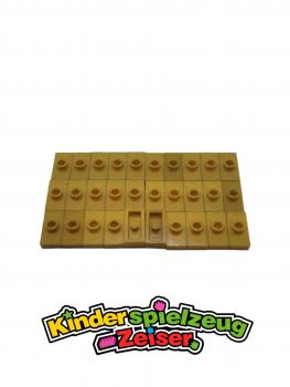 Preview: LEGO 30 x Fliese mit Noppe Pearl Gold Plate Modified 1x2 with 1 Stud 3794a