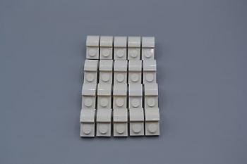 Preview: LEGO 20 x Bogensteine 2x1x1 weiß white bow brick 6091 609101