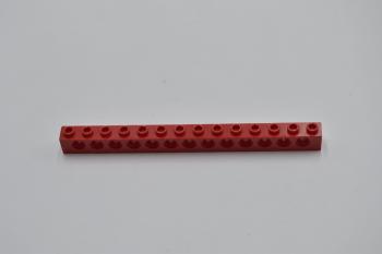 Preview: LEGO Lochstein Lochbalken rot Red Technic Brick 1x14 with Holes 32018 4173800