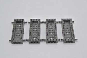 Preview: LEGO 4 x Chassis alt dunkelgrau Dark Gray Vehicle 4x10x1 Recessed Center 30643