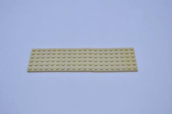 Preview: LEGO 10 x Basisplatte Bauplatte Grundplatte beige Tan Basic Plate 3795