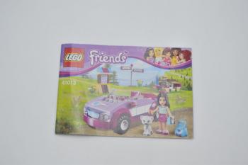 Preview: LEGO Set 41013 Friends Sportwagen mit BA Emma's Sports Car with instruction