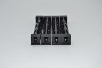 Preview: LEGO 4 x Pfeiler StÃ¼tze schwarz Black Support 2x2x10 Girder Triangular 95347